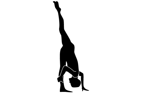 technika szpagatu na stojąco