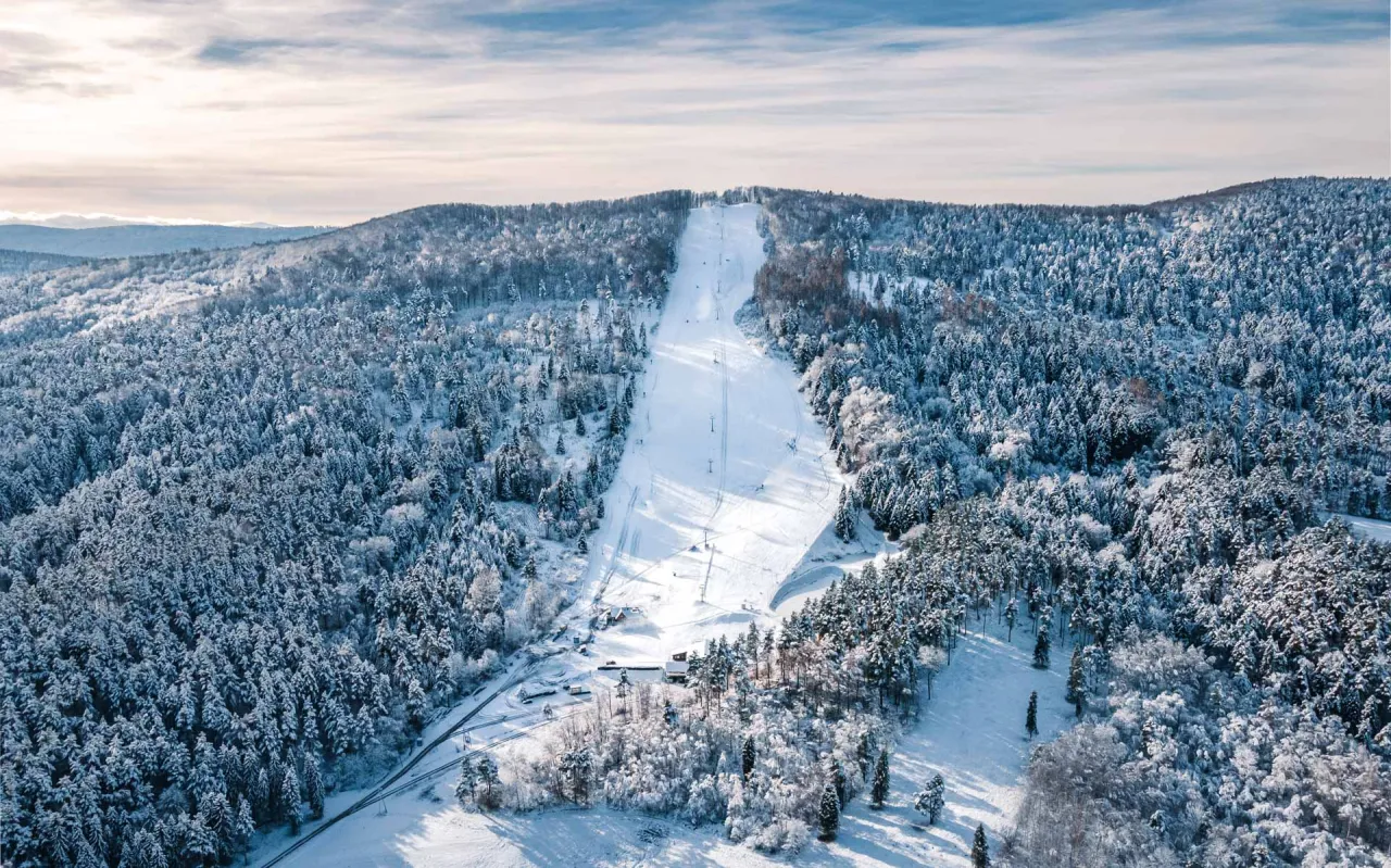 Stacja narciarska Laworta Ski Ustrzyki Dolne zima