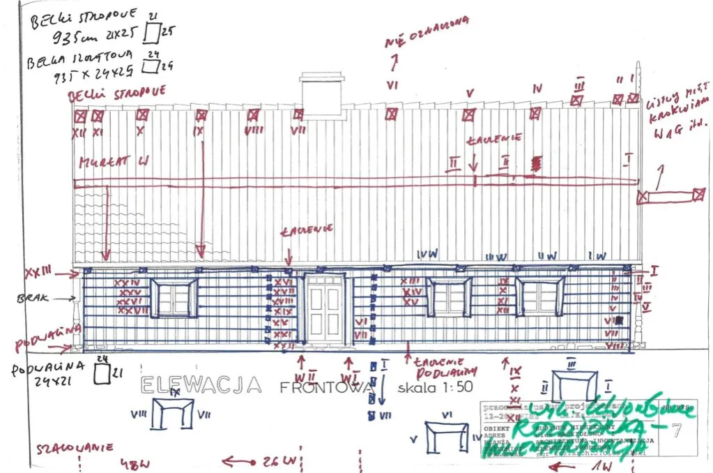 plan rozbiórki budynku schemat dokumentacji