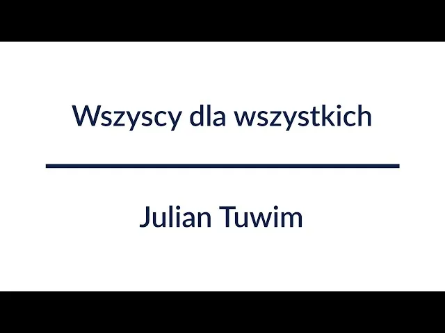 Zdjęcie Tuwim: wiersze dla dorosłych, ich interpretacje i znaczenie literackie