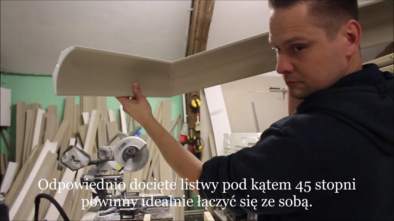 Zdjęcie Jak docinać listwy sufitowe: 5 kluczowych technik i narzędzi