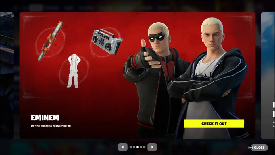 Zdjęcie Eminem w Fortnite: Kiedy wystąpił i jakie skórki zdobyć?