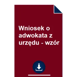 Zdjęcie Gdzie złożyć wniosek o adwokata z urzędu, aby uniknąć problemów?