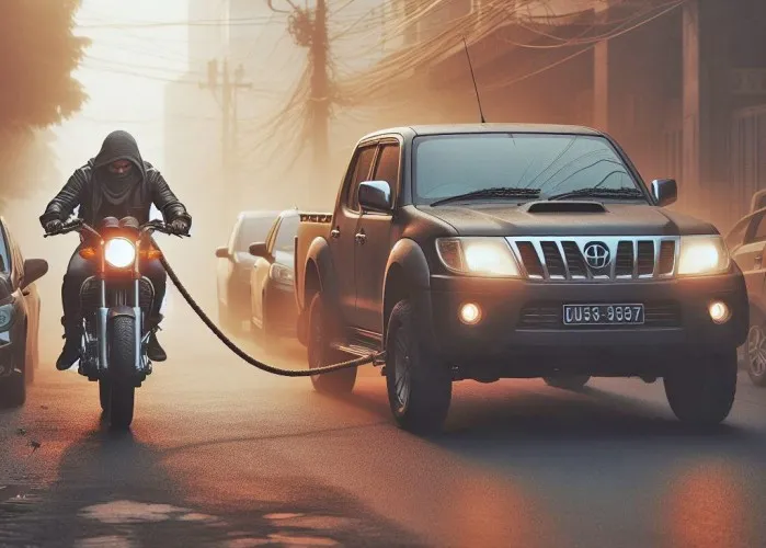 Zdjęcie Czy masz prawo holować motocyklem inny motocykl? Sprawdź przepisy!