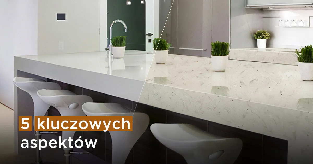 Zdjęcie Blat kompozytowy czy konglomerat - który wybór jest lepszy dla Ciebie?