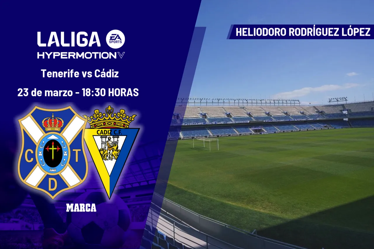 Zdjęcie C&aacute;diz CF vs CD Tenerife: &iquest;D&oacute;nde ver LaLiga Hypermotion en Espa&ntilde;a?