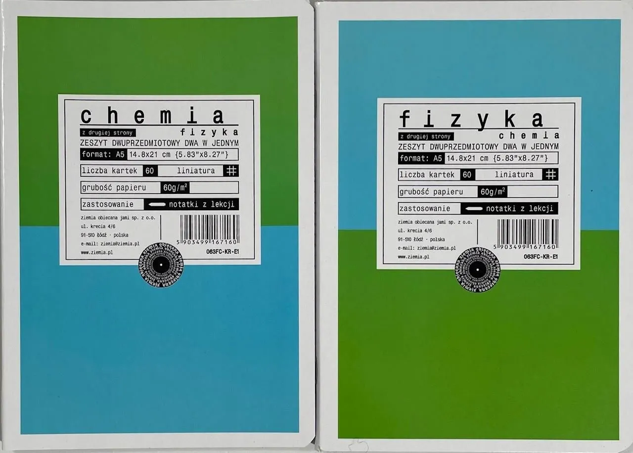 Zdjęcie Jaki zeszyt do chemii i fizyki wybrać, aby ułatwić naukę i uniknąć chaosu?