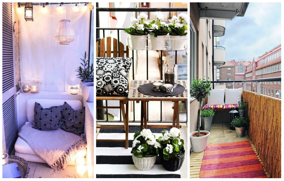 Zdjęcie Jak urządzić mały wąski balkon w bloku - inspiracje, które zachwycą