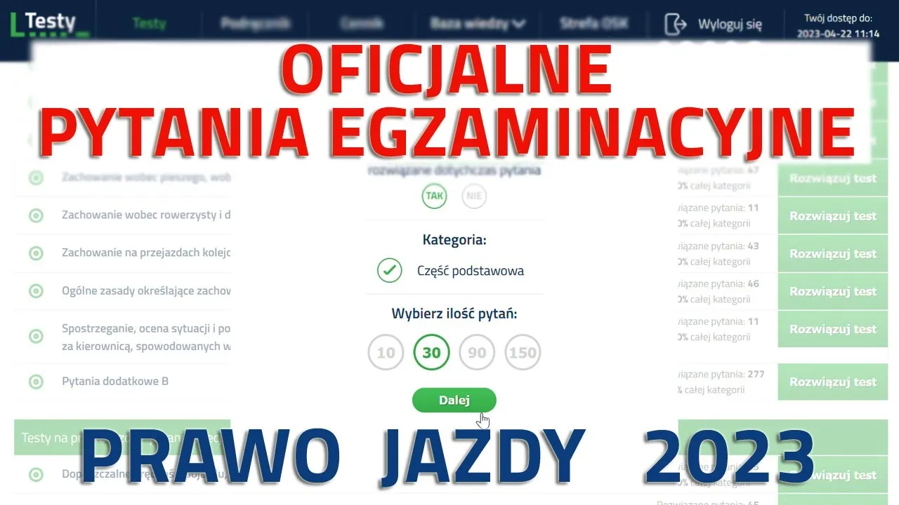 Zdjęcie Ile jest pytań na prawo jazdy: Poznaj aktualną bazę egzaminacyjną