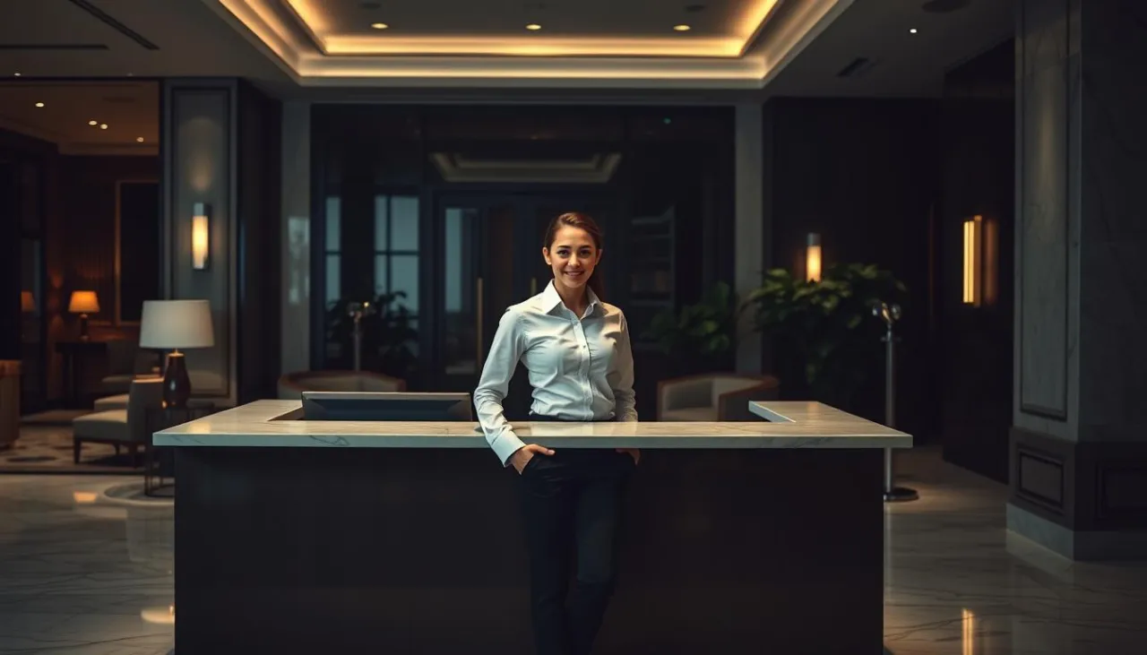 Zdjęcie Ile zarabia recepcjonistka w hotelu 5 gwiazdkowym? Zaskakujące fakty!