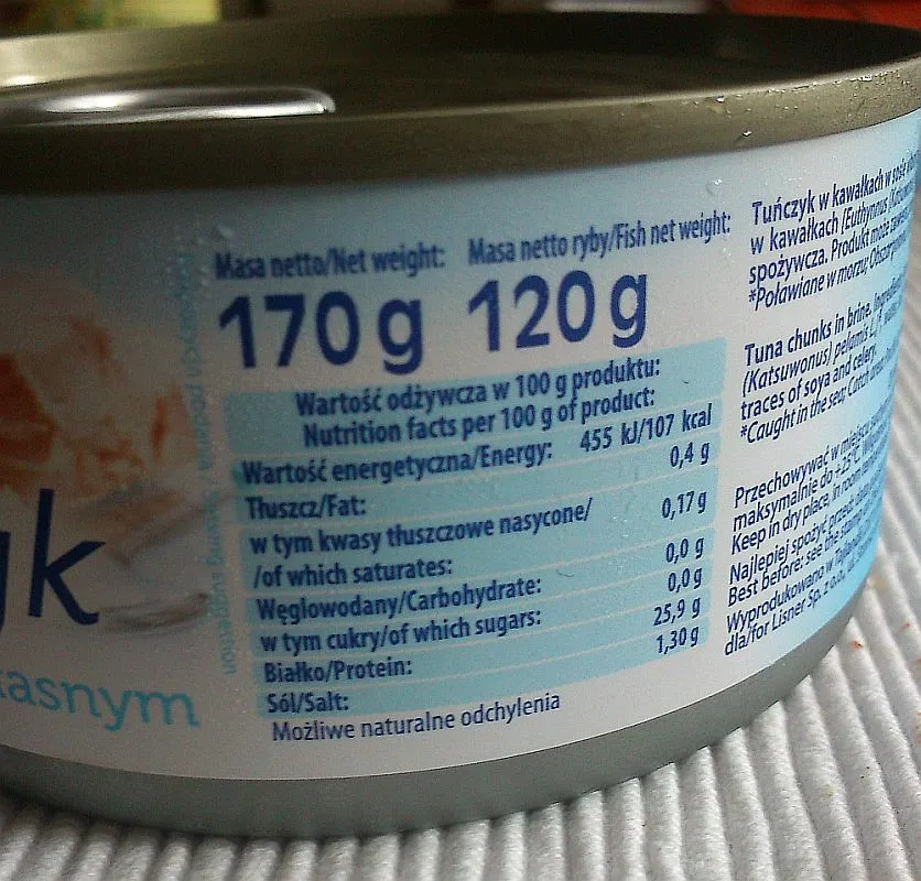 Zdjęcie Ile kalorii ma tuńczyk w sosie własnym? Prawda o wartościach odżywczych