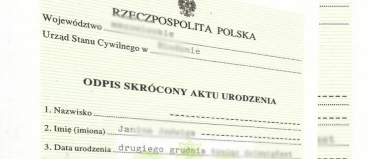 Zdjęcie Czy odpis aktu urodzenia jest płatny? Sprawdź, co musisz wiedzieć