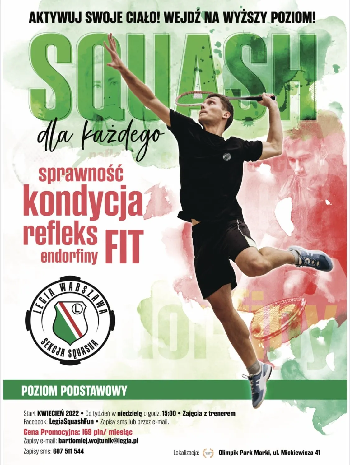 Zdjęcie Gdzie grać w squash w Białołęce? Najlepsze korty i kluby w okolicy