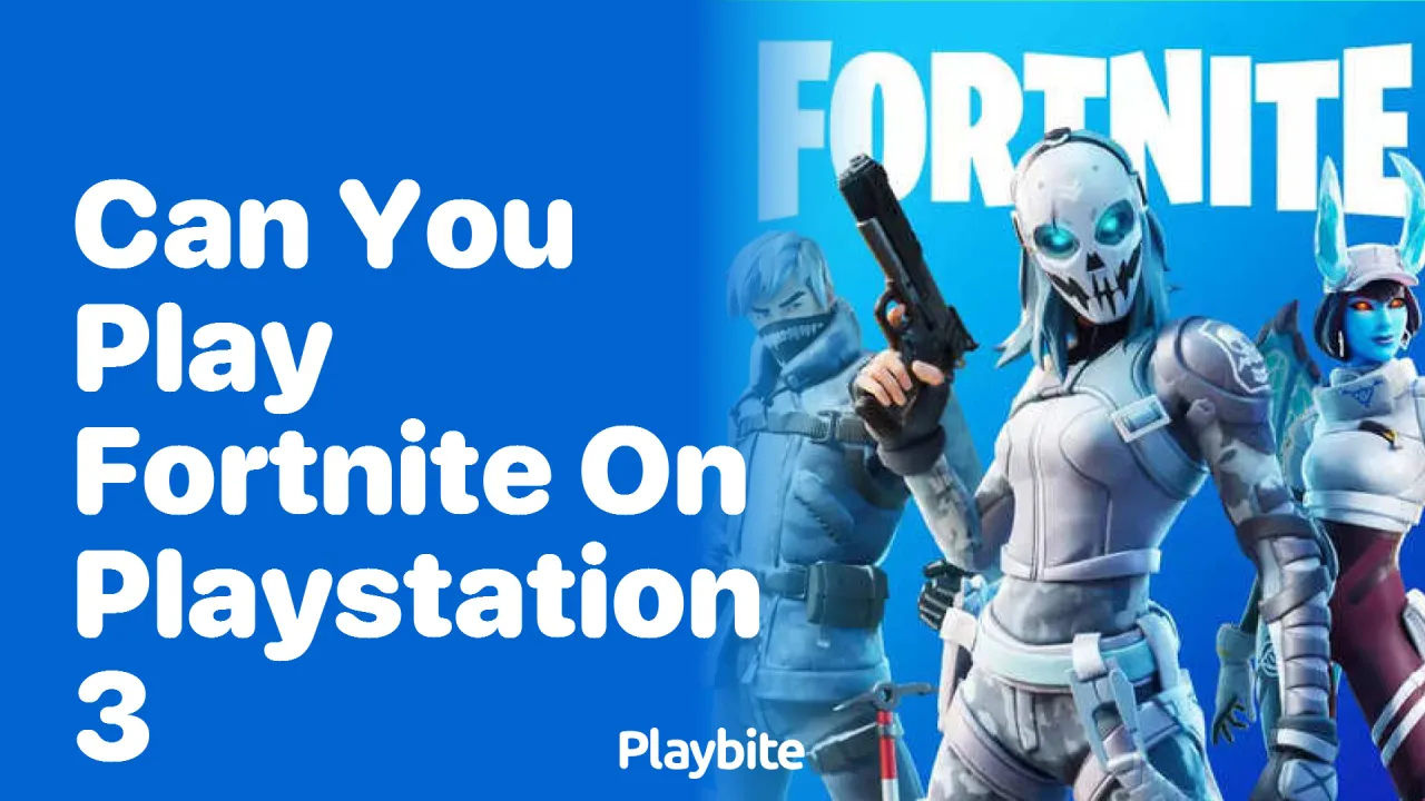 Zdjęcie Jak pobrać Fortnite na PS3? Dlaczego gra nie jest dostępna na tę konsolę?