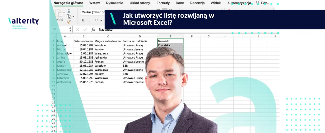 Zdjęcie Jak zrobić listę rozwijaną w Excelu - proste kroki, które zaskoczą