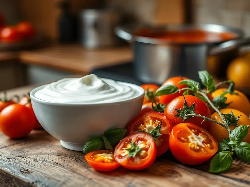 Zdjęcie Ile śmietany do zupy pomidorowej, by uzyskać idealny smak?