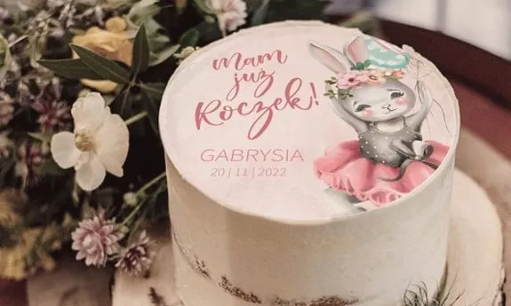 dekoracje tortu dla rocznego dziecka