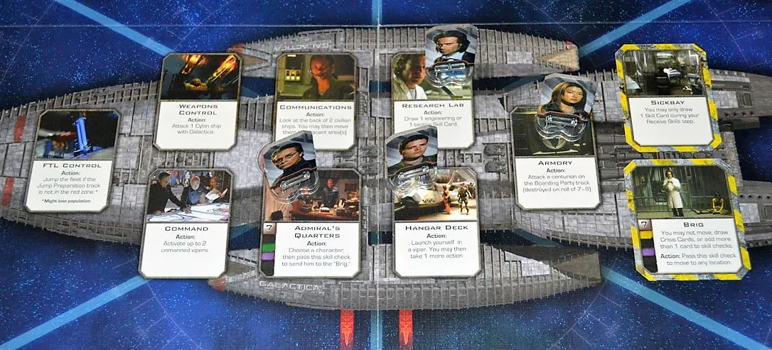 Battlestar Galactica planszówka mechanika zdrajcy