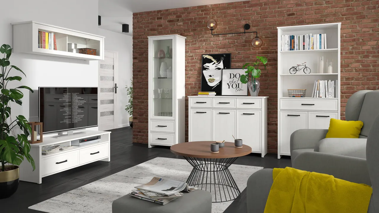 Błędy w dekoracji komody, źle udekorowana komoda