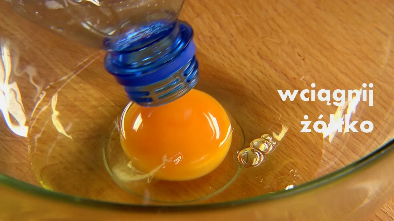 jak oddzielić żółtko od białka