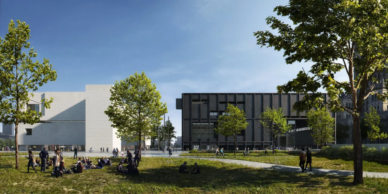 Muzeum Sztuki Nowoczesnej Warszawa budowa