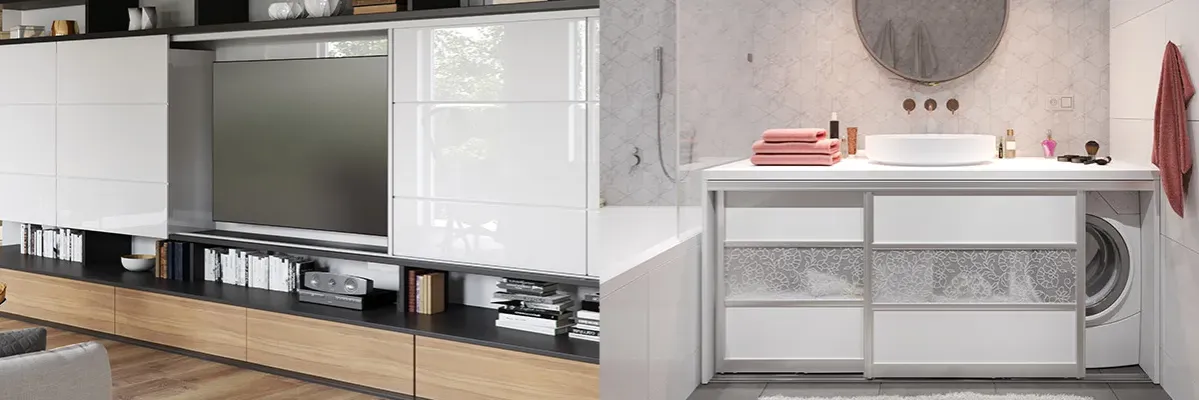 Rodzaje system&oacute;w przesuwnych do szafek