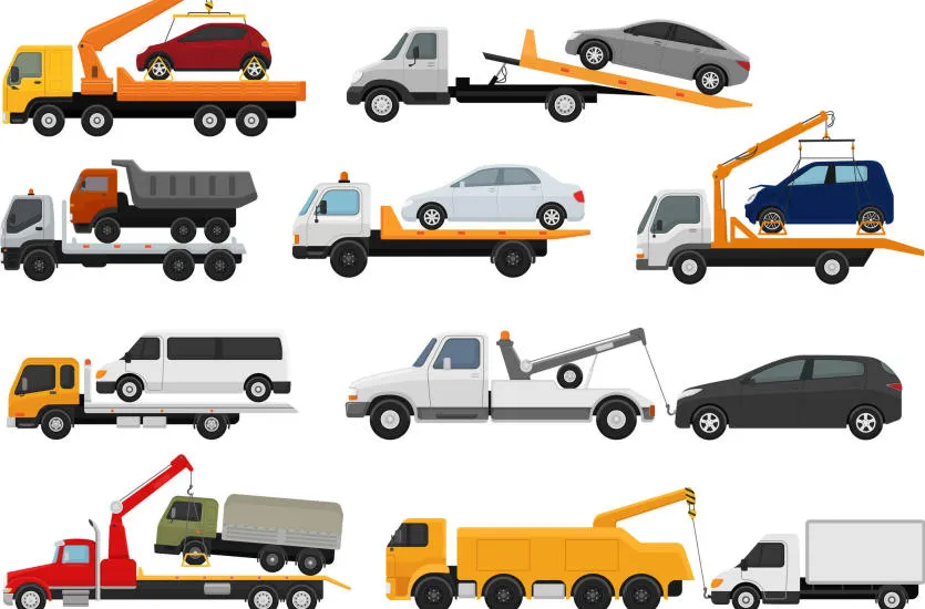 laweta holująca r&oacute;żne typy pojazd&oacute;w