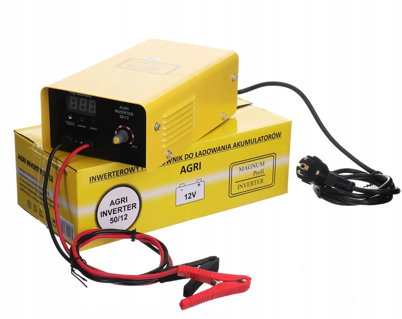 Prostownik z rozruchem parametry techniczne etykieta