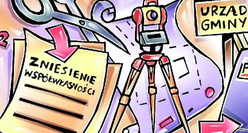 podział działki grafika