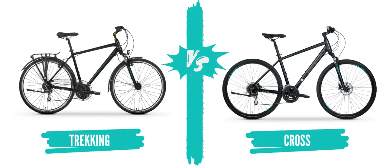 rower crossowy vs trekkingowy porównanie geometrii ramy