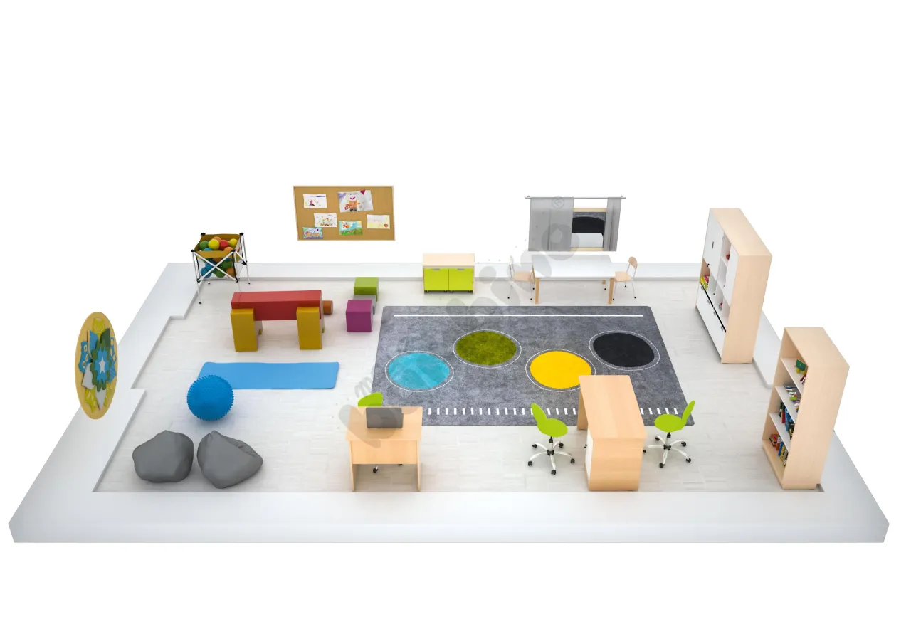 przyjazny gabinet psychologa dziecięcego lub pedagogicznego