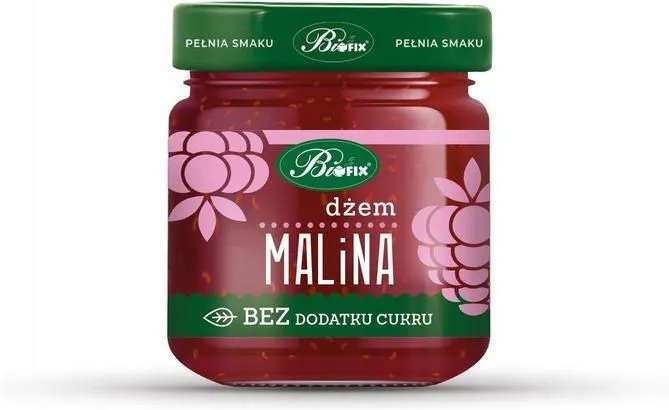 dżem malinowy bez cukru słoiki