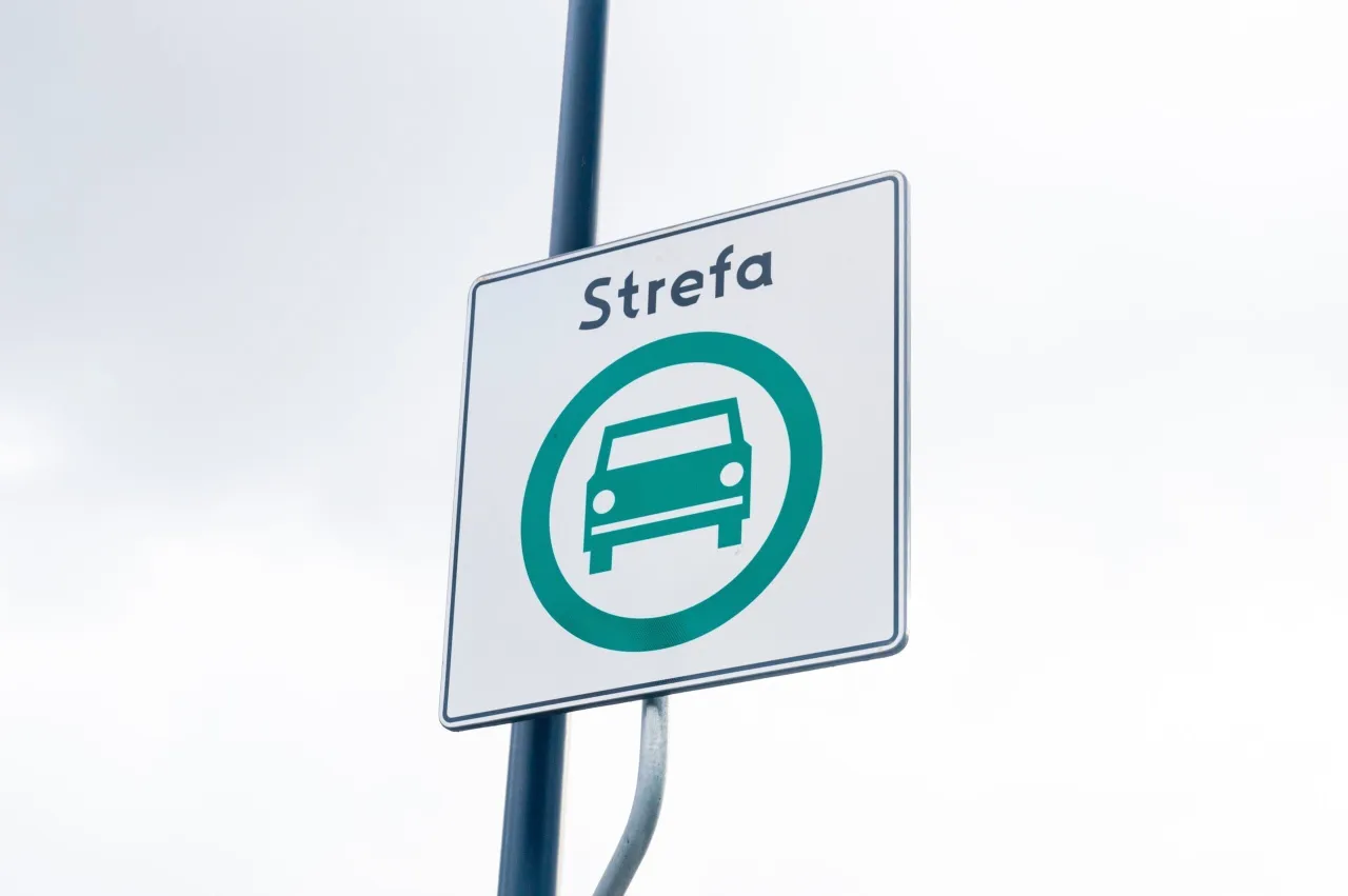 Strefa Czystego Transportu znak drogowy Polska
