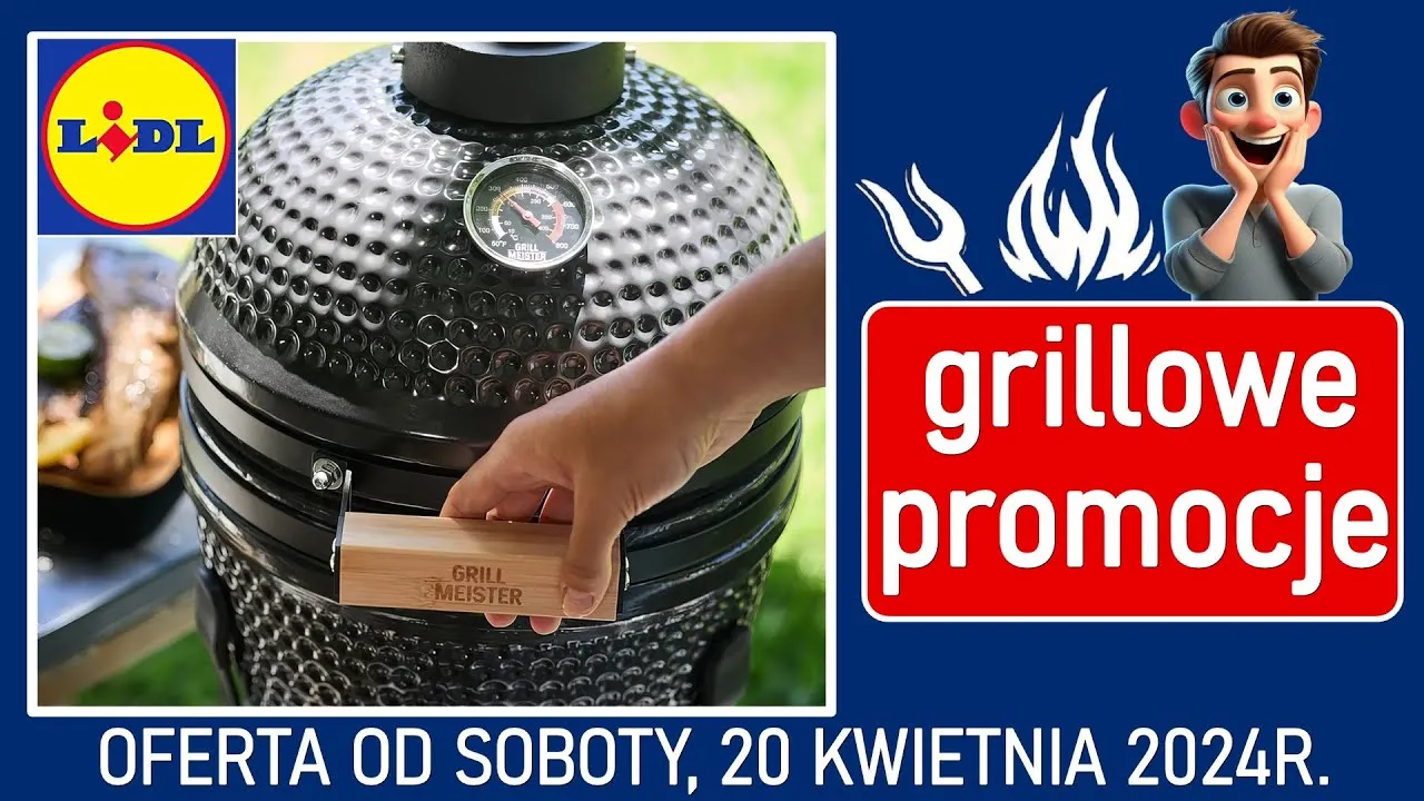 Zdjęcie Grill ceramiczny Lidl - poznaj modele, ceny i aktualne promocje