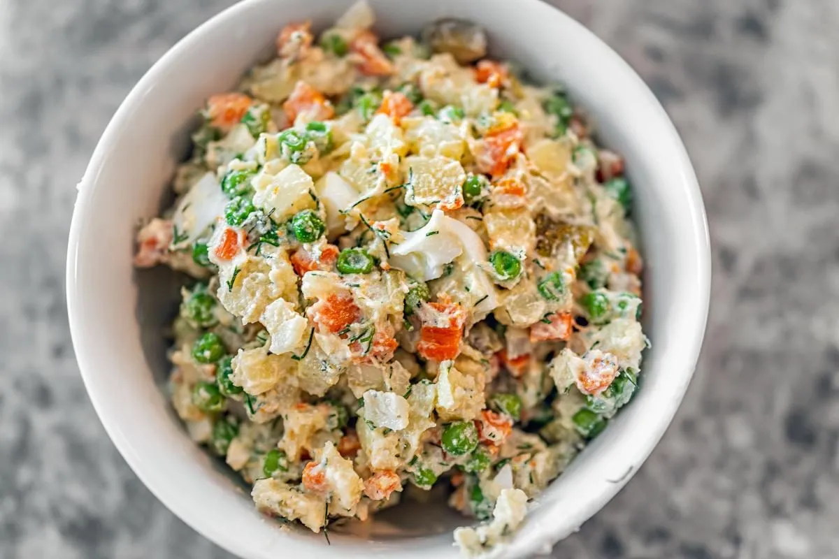 sałatka jarzynowa dla diabetyka