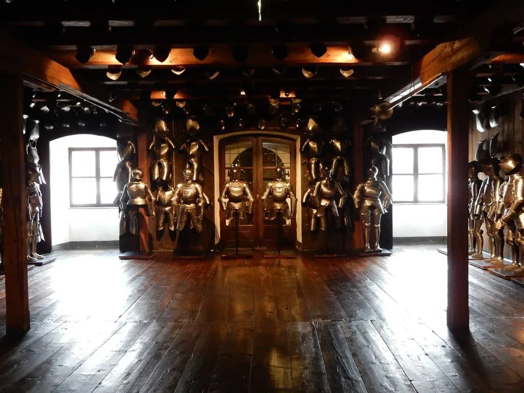 Landeszeughaus Graz wnętrze