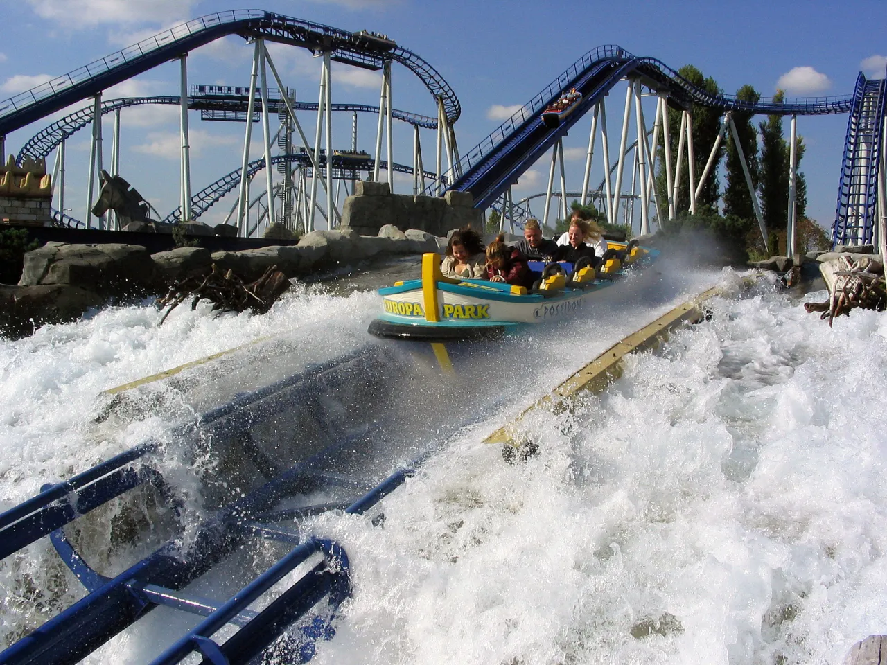 Europa-Park Wasserachterbahn Poseidon