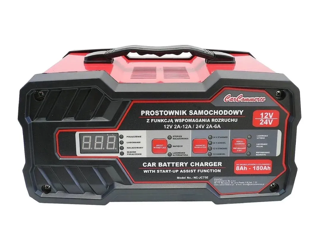 prostownik z funkcją rozruchu