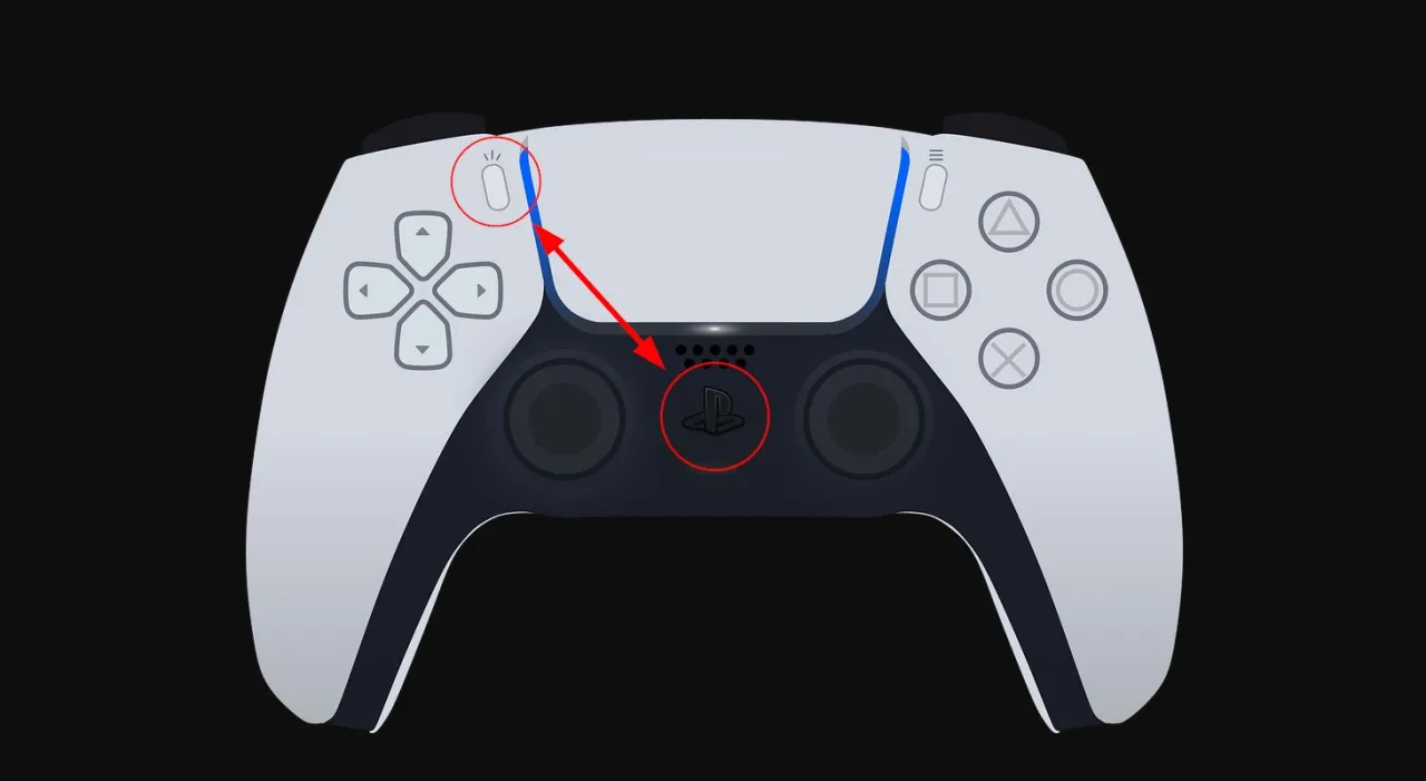 DualSense w trybie parowania, ustawienia Bluetooth Windows