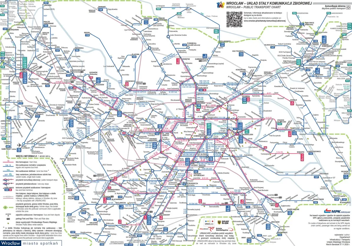 Mapa miast wyjazdowych BusWeekend Polska