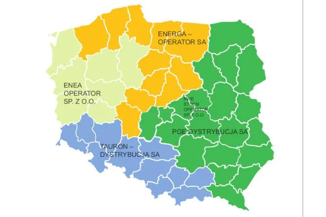 Mapa awarii prądu w Polsce