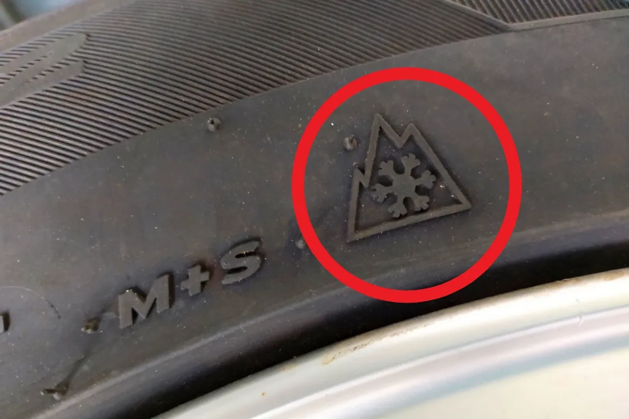 oznaczenia na oponie zimowej DOT 3PMSF