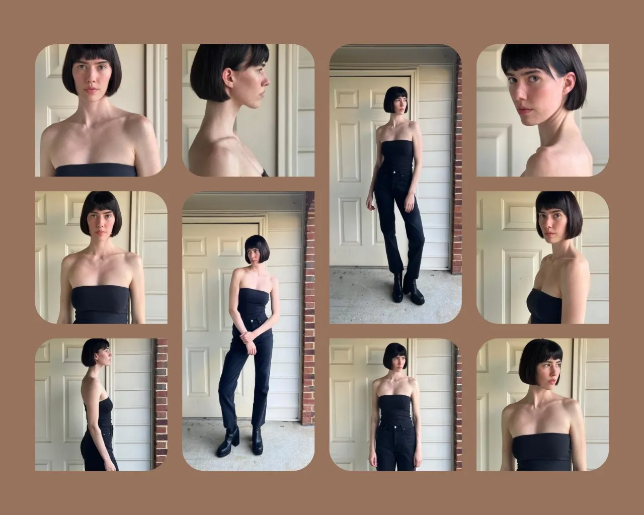 przykładowe polaroidy modelki, digitals modelka bez makijażu