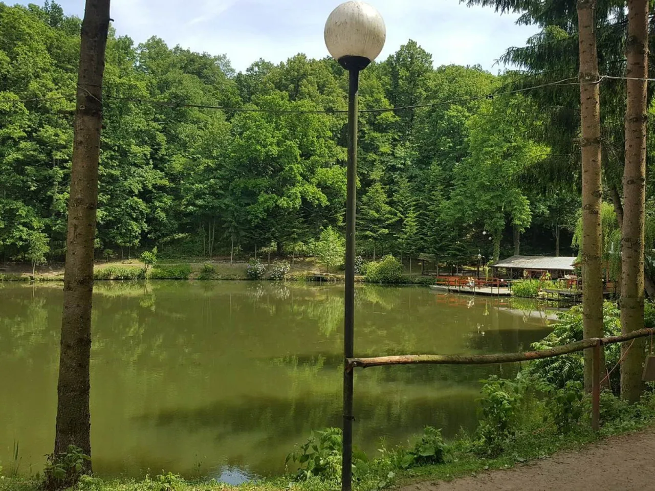 smażalnia ryb Ryn nad jeziorem