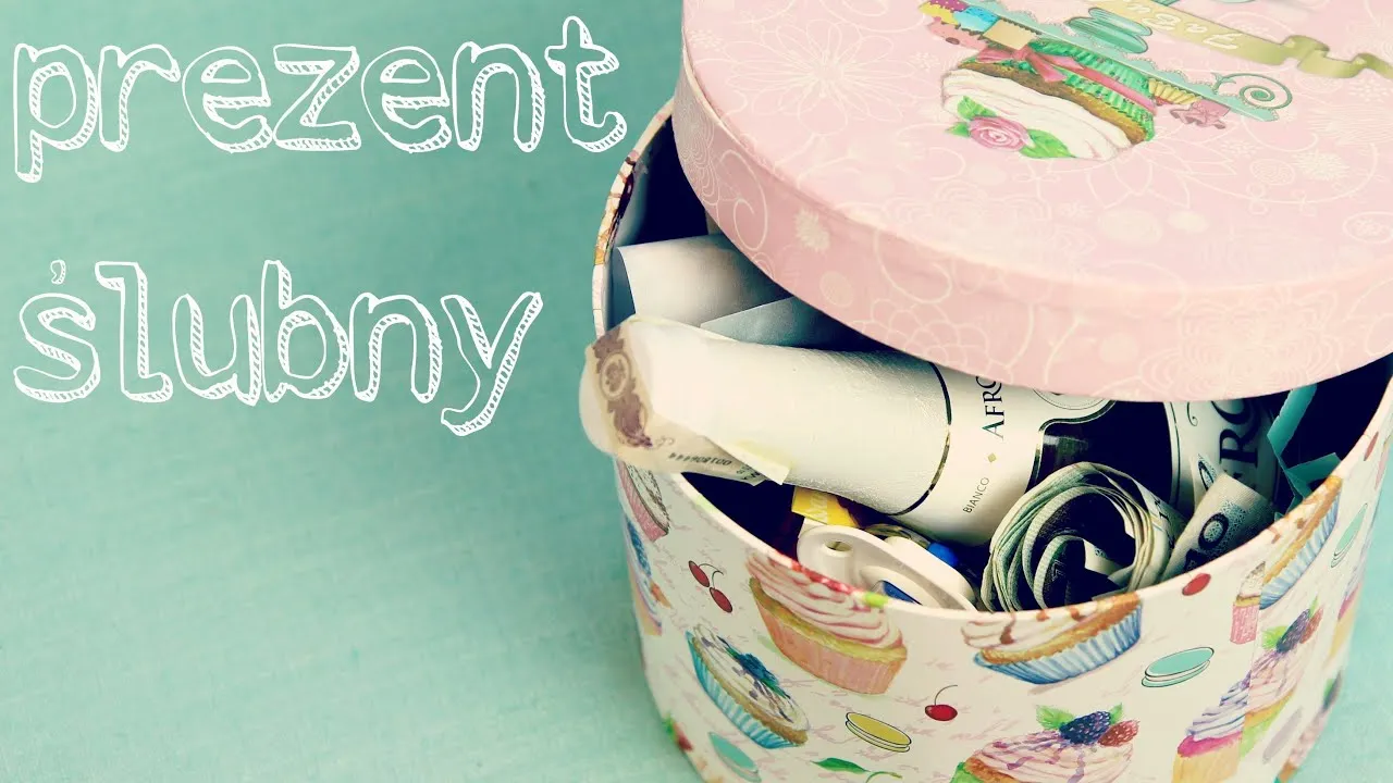 kreatywny prezent ślubny DIY