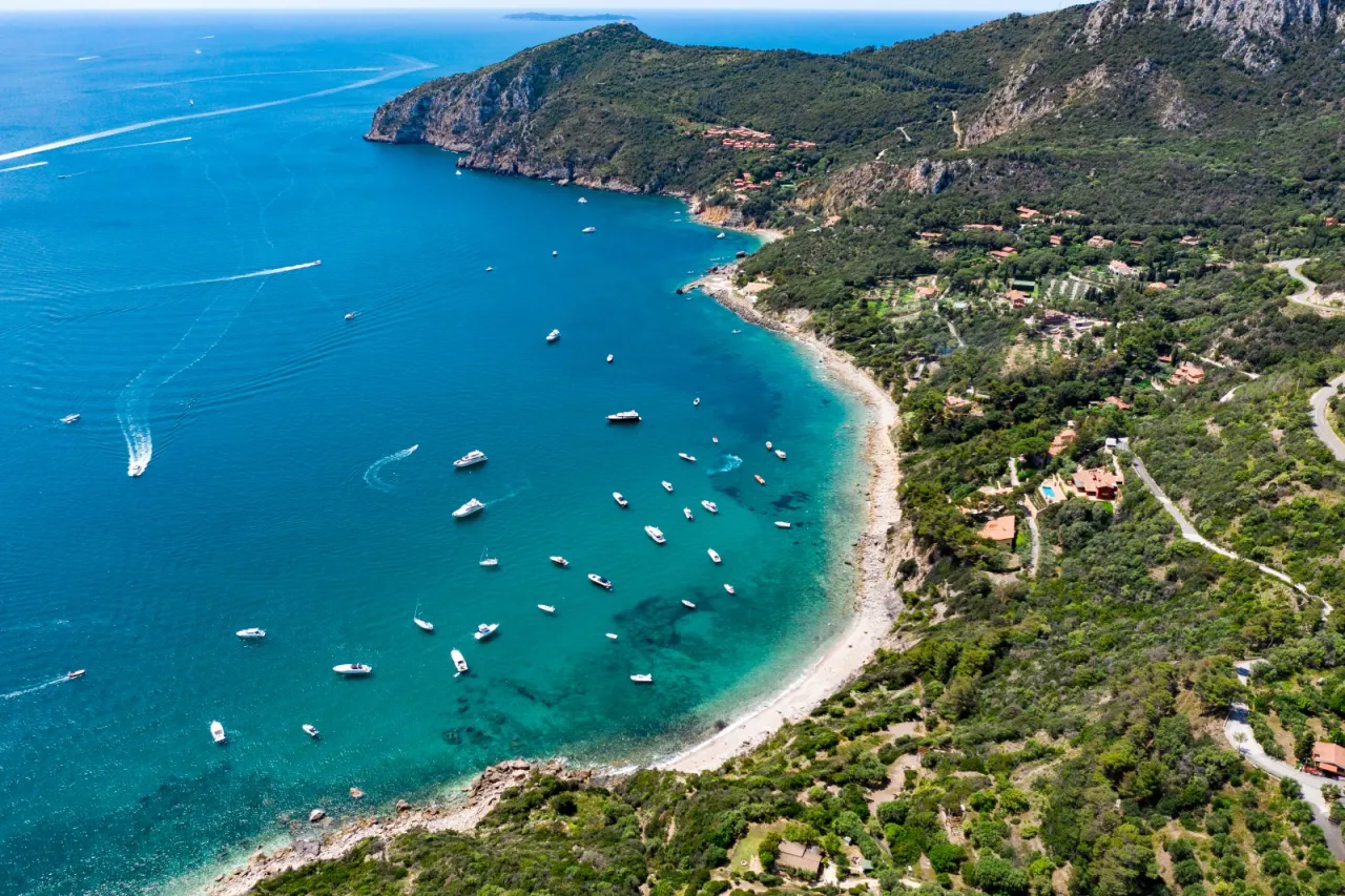 Costa Toscana panoramica diversit&agrave; spiagge