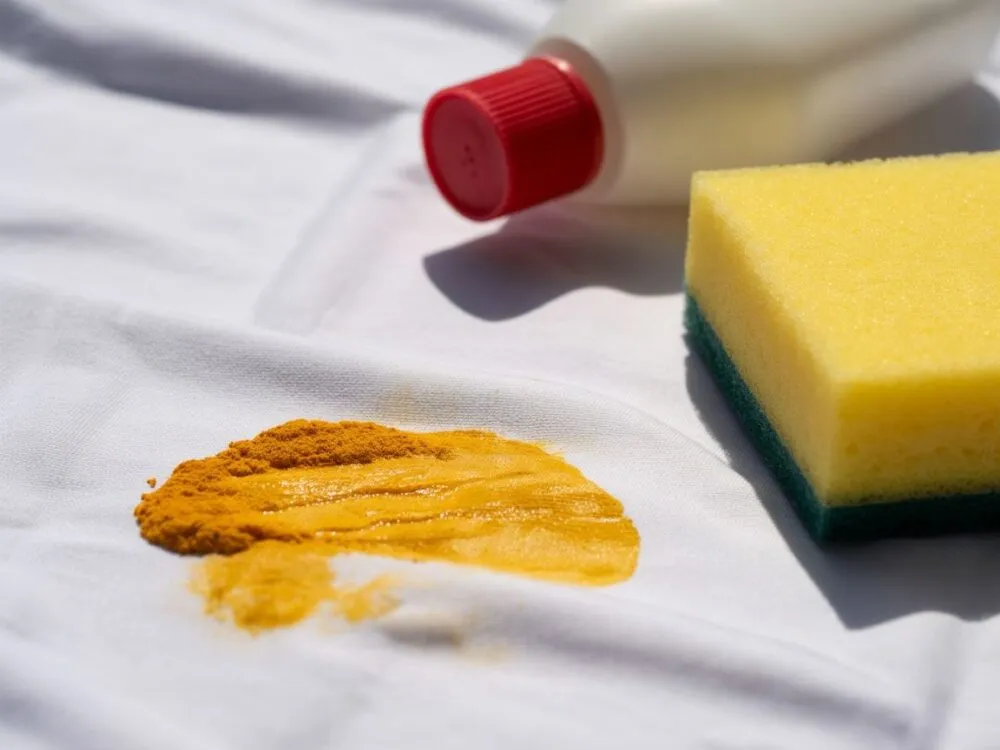 ochrona blatu kuchennego przed plamami kurkuma