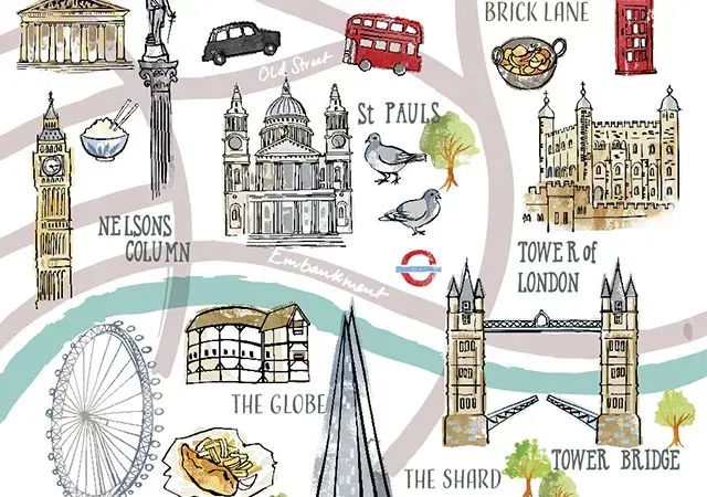 mapa tanie dzielnice londynu