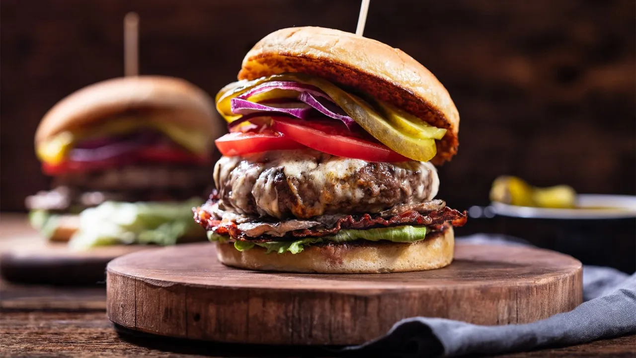 składniki na burgera