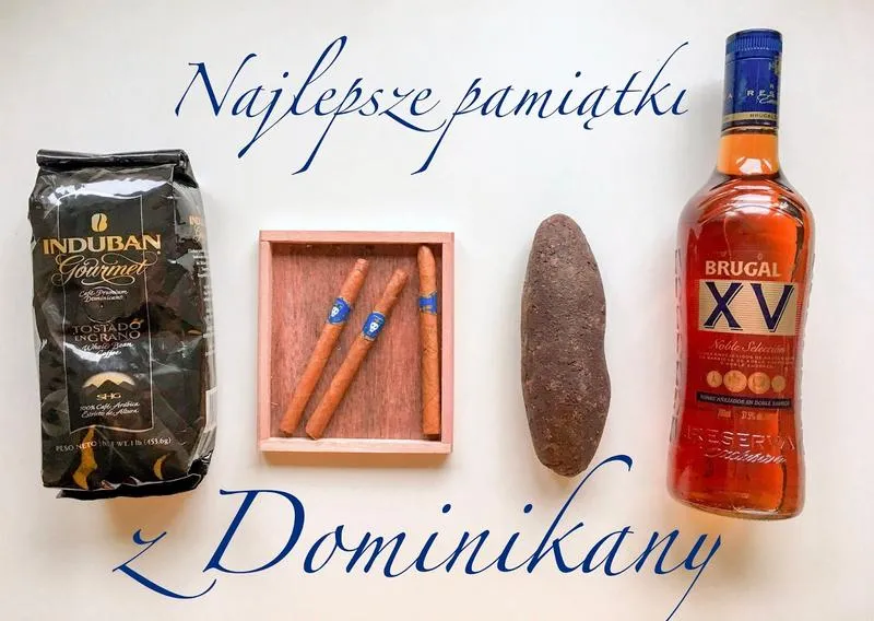 Dominikana pamiątki rum cygara kawa